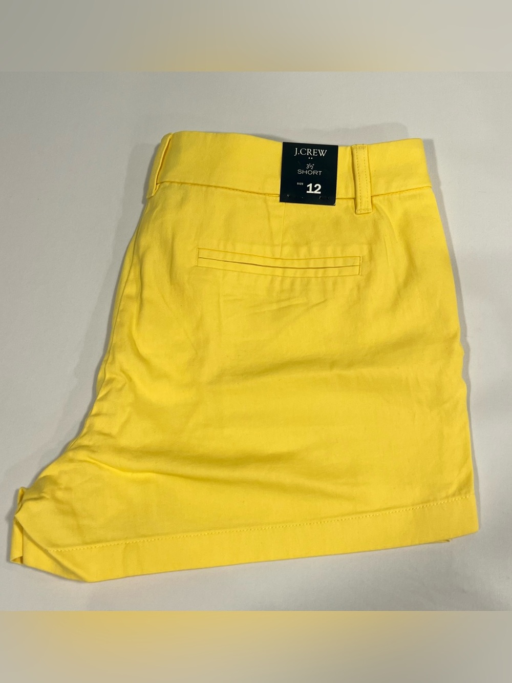 J. Crew Yellow Chino Shorts 3 ½” NWT